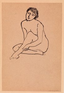 Nude Woman Sitting