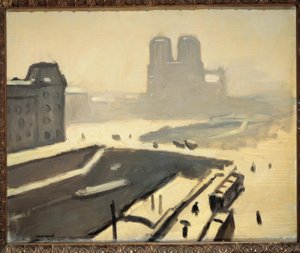 Paris in Winter (Saint-Michel Bridge) by Albert Marquet