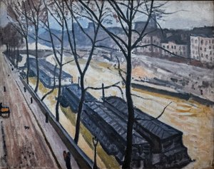 Paris in Winter. Quai Bourbon