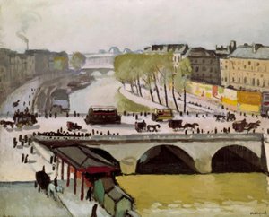 Pont Saint-Michel by Albert Marquet