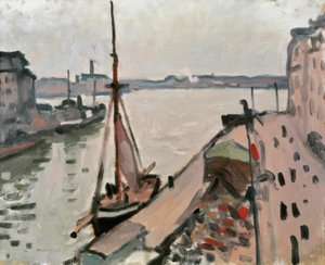 Quay with Fishing Boats by Albert Marquet
