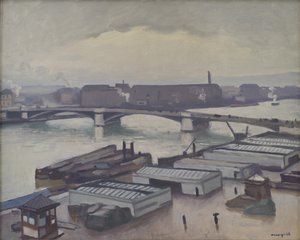 Quai de Paris at Rouen. Rainy Weather by Albert Marquet