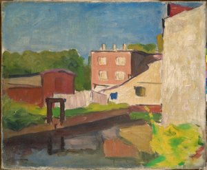 Pink House in Arcueil by Albert Marquet