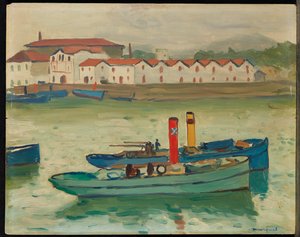 Saint-Jean-de-Luz, Fishing Boat by Albert Marquet