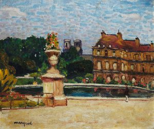 The Pond at Luxembourg by Albert Marquet