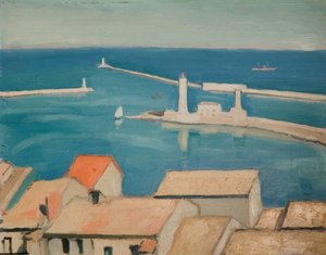 The Port of Cette, Marseilles by Albert Marquet