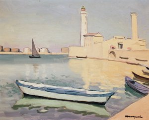 The Port of Sete by Albert Marquet