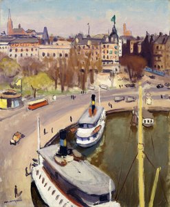 The Port of Stockholm by Albert Marquet