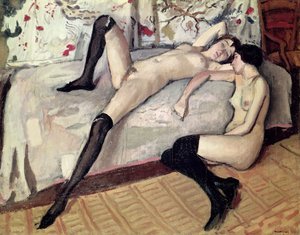 Two Friends, Naked by Albert Marquet