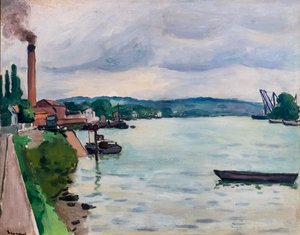 View of the Seine (near Rouen) by Albert Marquet