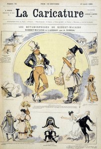 Cartoons about the Actor Robert Macaire by Robida, Cover 