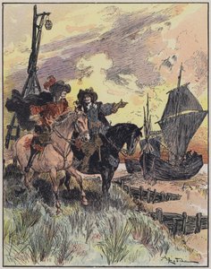 Illustration for Le Capitaine Bellormeau by and illustrated by A Robida