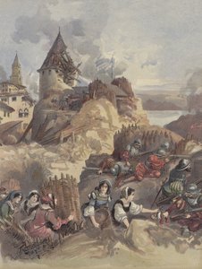 The Women at the Siege of Marseille by Albert Robida