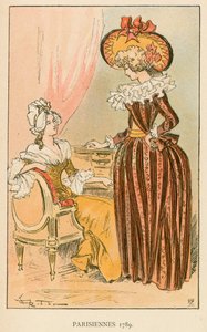 Parisiennes 1789 by Albert Robida