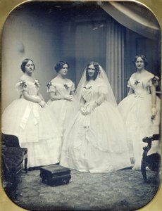 A Bride and Her Bridesmaids