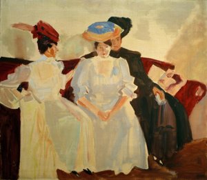Three Ladies on a Sofa