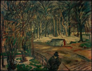 In the English Garden by Albert Weisgerber