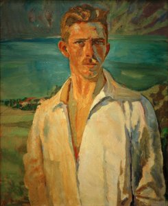 Self-Portrait at Lake Attersee