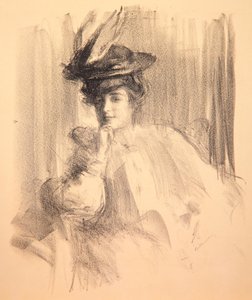 Lili with a Feather Hat