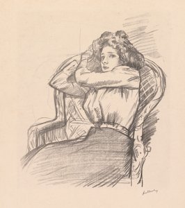 Untitled ("Babette") by Albert de Belleroche