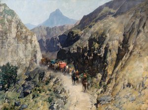 Caravan in Persia