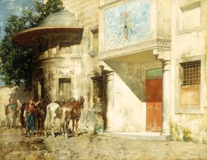 Outside the Mosque