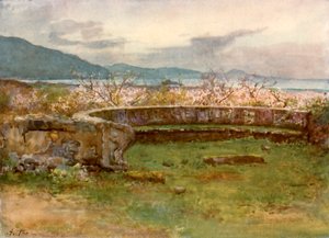 Semicircular bench tomb