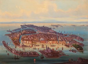 Aerial view of Venice by Alberto Rieger
