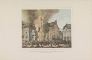 View of the Fire Eruption in Middelburg on Sunday, June 28, 1857