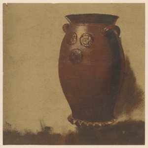 Cologne Pot Against Light Background