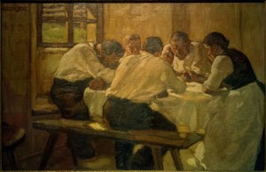 Lunch (The Soup, Second Version) by Albin Egger Lienz