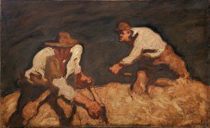 Reapers in a Gathering Storm by Albin Egger Lienz