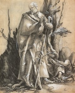 Bearded Saint in a Forest, c. 1516 by Albrecht Dürer