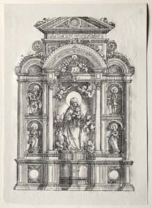Altar with the Beautiful Maria of Regensburg by Albrecht Altdorfer