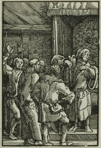 Christ Before Caiaphas, from The Fall and Redemption of Man by Albrecht Altdorfer