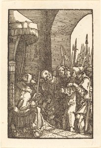 Christ before Caiaphas by Albrecht Altdorfer