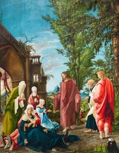 Christ Taking Leave of His Mother by Albrecht Altdorfer