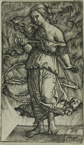 Dido Killing Herself by Albrecht Altdorfer