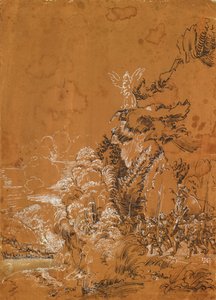 Forest Landscape with Angels and Mercenaries