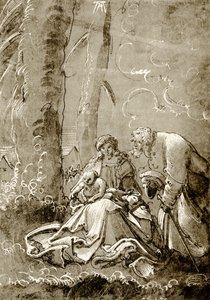 Holy Family in the Forest