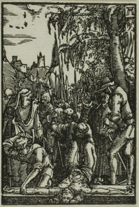 Nailing to the Cross, from The Fall and Redemption of Man by Albrecht Altdorfer