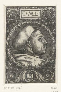 Portrait of Martin Luther by Albrecht Altdorfer