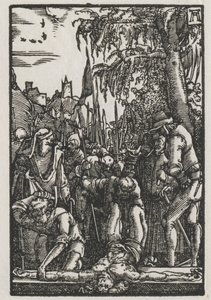 The Fall and Redemption of Man: Christ Nailed to the Cross by Albrecht Altdorfer