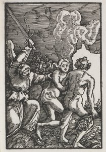 The Fall and Redemption of Man: The Expulsion from Eden by Albrecht Altdorfer