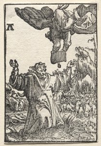 The Fall and Redemption of Man: The Message of the Angel to Joachim by Albrecht Altdorfer