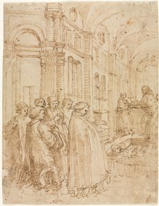 The Funeral of Saint Stephen by Albrecht Altdorfer