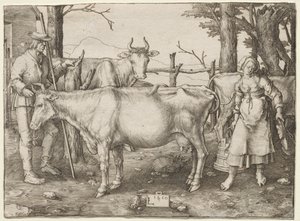 The Milkmaid by Albrecht Altdorfer