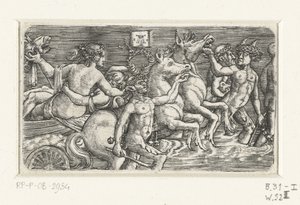 Triumph of Sea Gods by Albrecht Altdorfer
