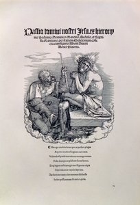 A Roman soldier mocking Christ, with the artist