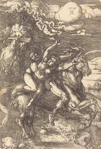 Abduction on a Unicorn by Albrecht Dürer